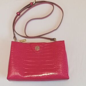Anne Klein Alligator Crossbody Tote Bag